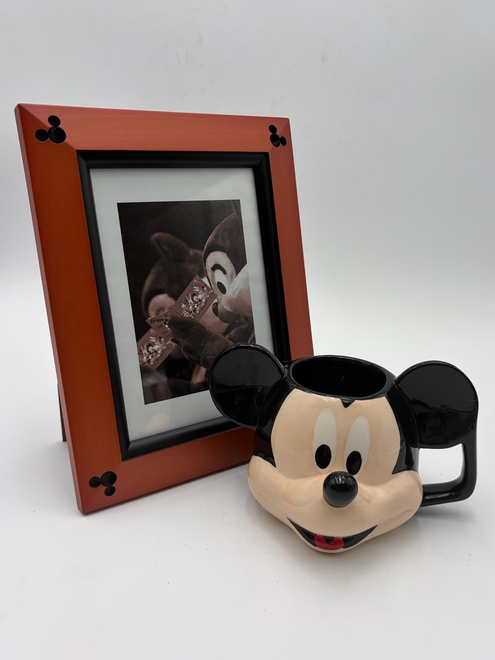 Disney Mickey Mouse Ceramic Mug & Picture Frame